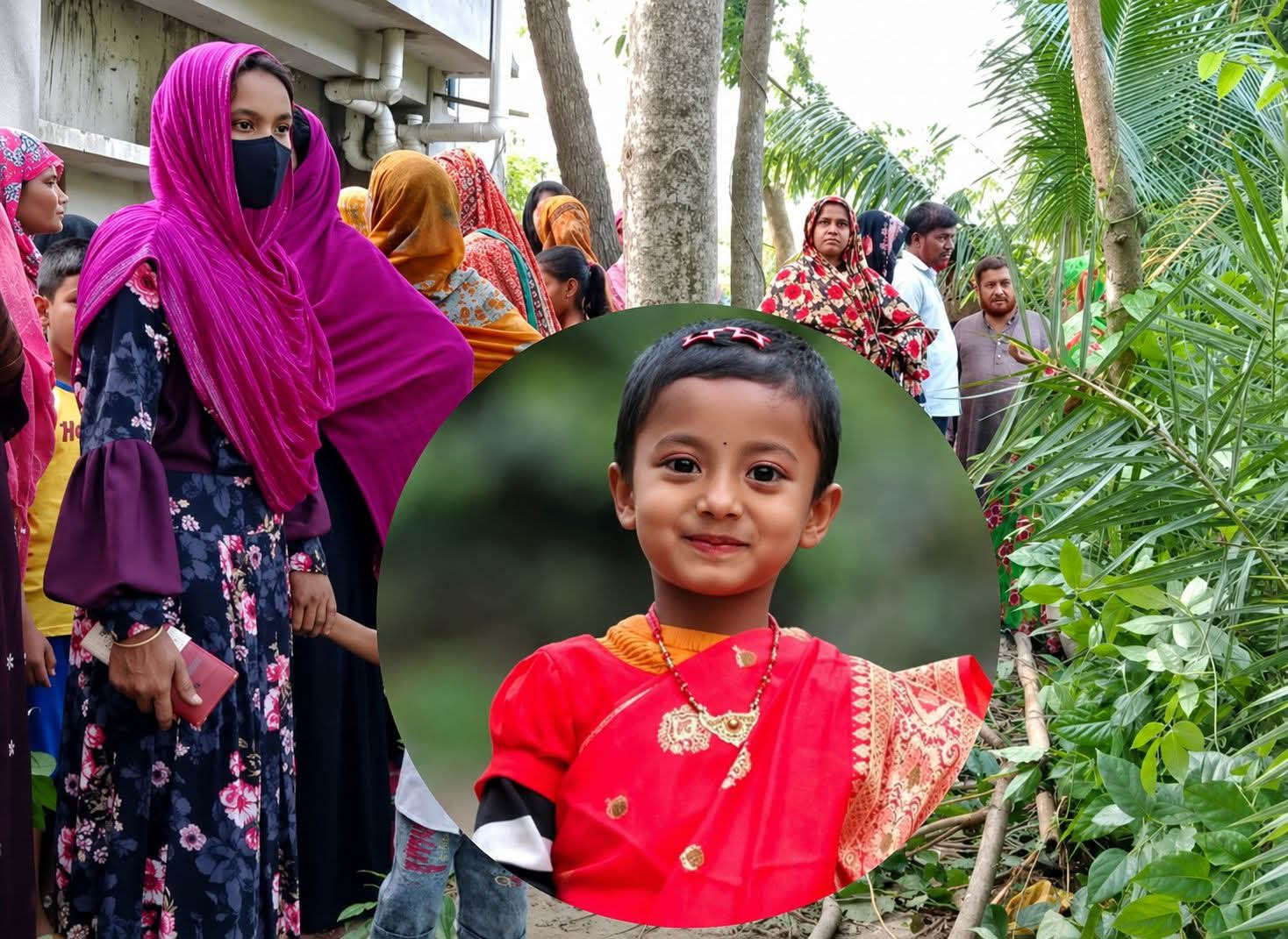 অবশেষে চার বছরের ফুটফুটে সুন্দর শিশু হুমায়রা ফিরেছে, তবে নিথর লাশ হয়ে