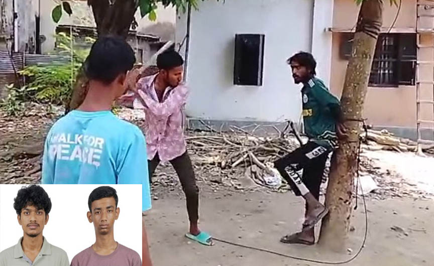 যুবককে গাছে বেঁধে নির্যাতনের ঘটনায় গ্রেপ্তার ২