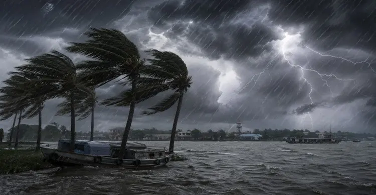 সন্ধ্যার মধ্যে ৬ অঞ্চলে ৮০ কিমি বেগে কালবৈশাখীর আভাস