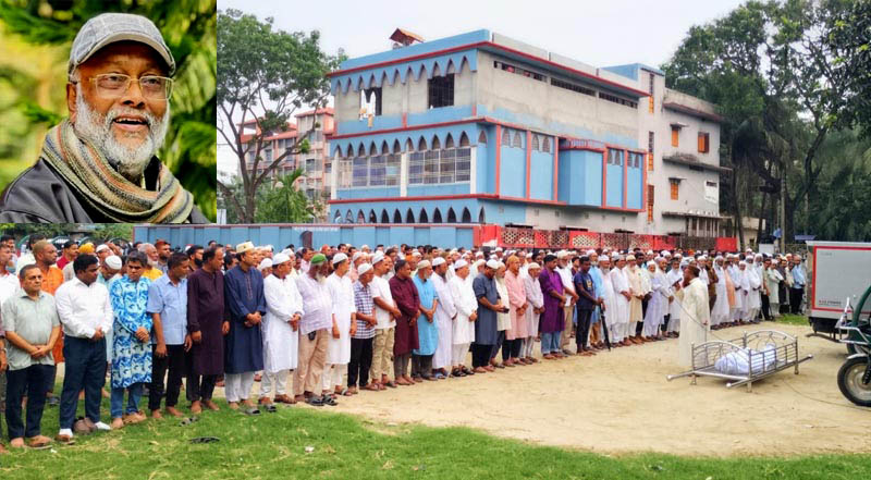 শোক-শ্রদ্ধায় চিরনিদ্রায় শায়িত হলেন তসিকুল ইসলাম রাজা